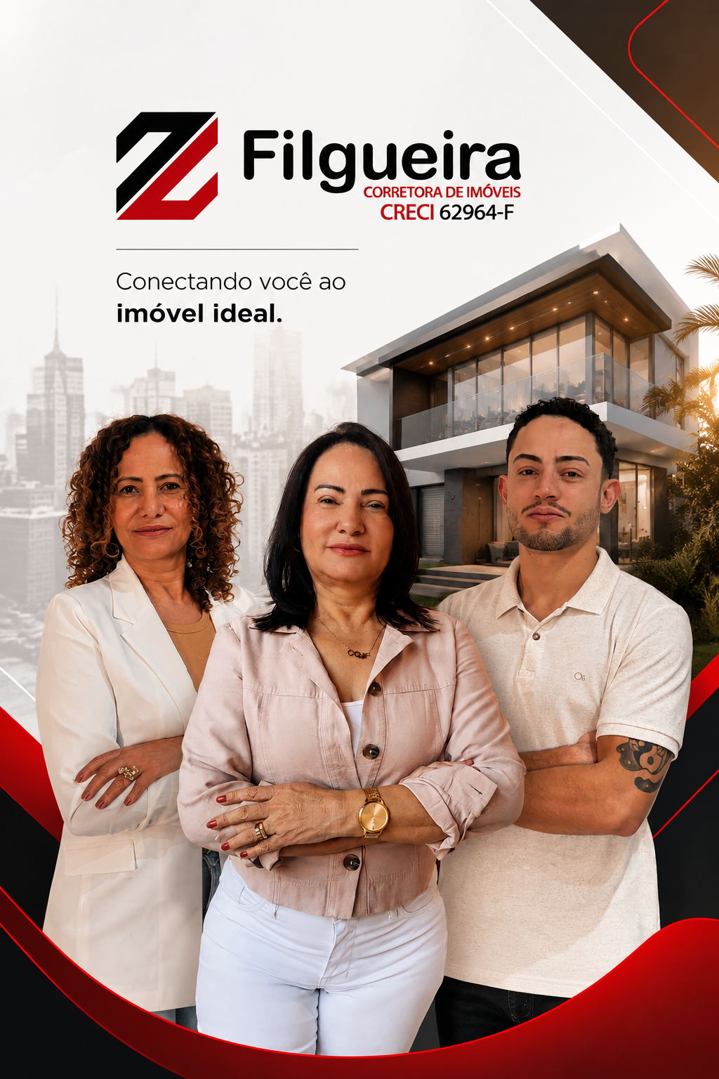 Filgueira Imóveis — equipe de corretores